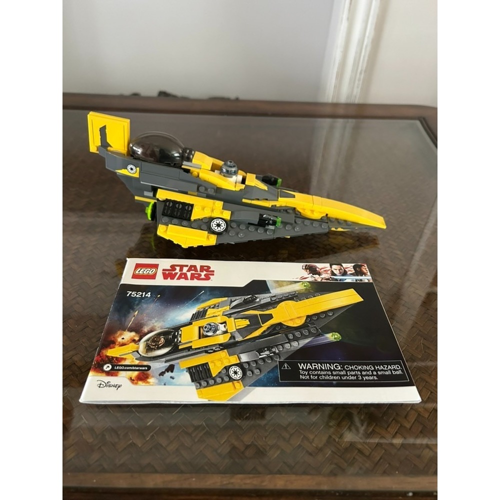 LEGO Star Wars Anakin's Jedi Starfighter (75214) and Manual